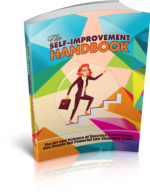 The Self Improvement Handbook ebook — offering practical tips for personal growth, mindset transformation, and digital self-development.