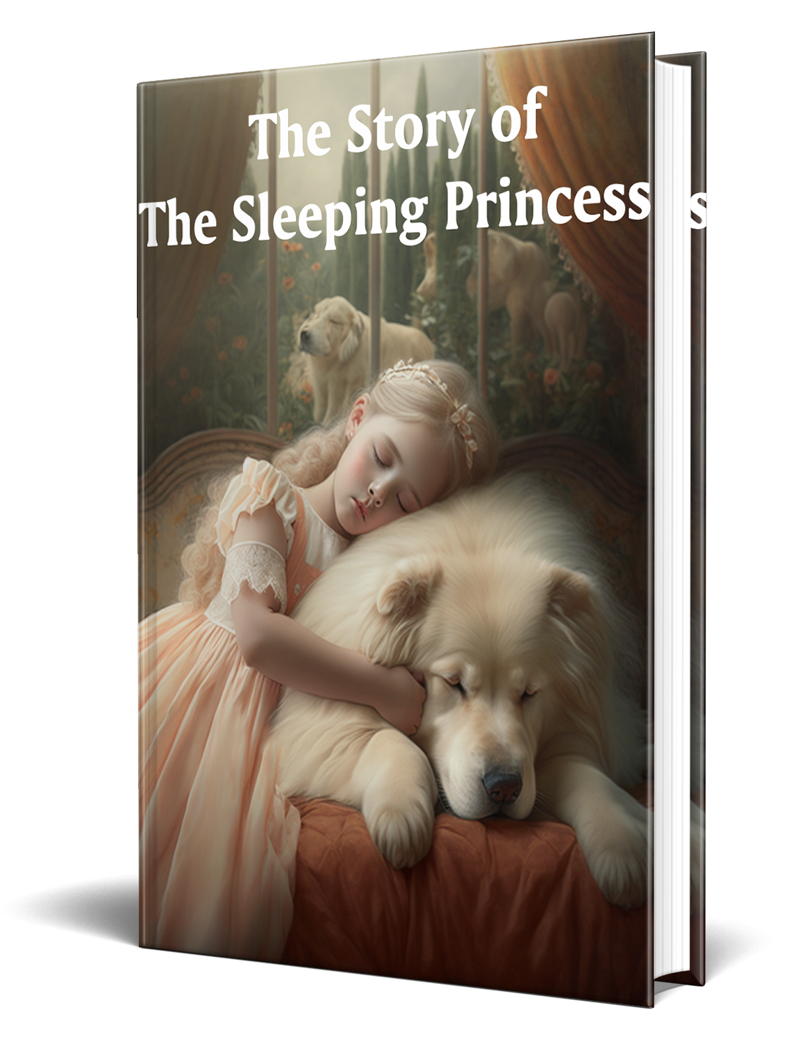 Sleeping princess fairy tale, illustrated children’s eBook about kindness, dreams, and gentle magic