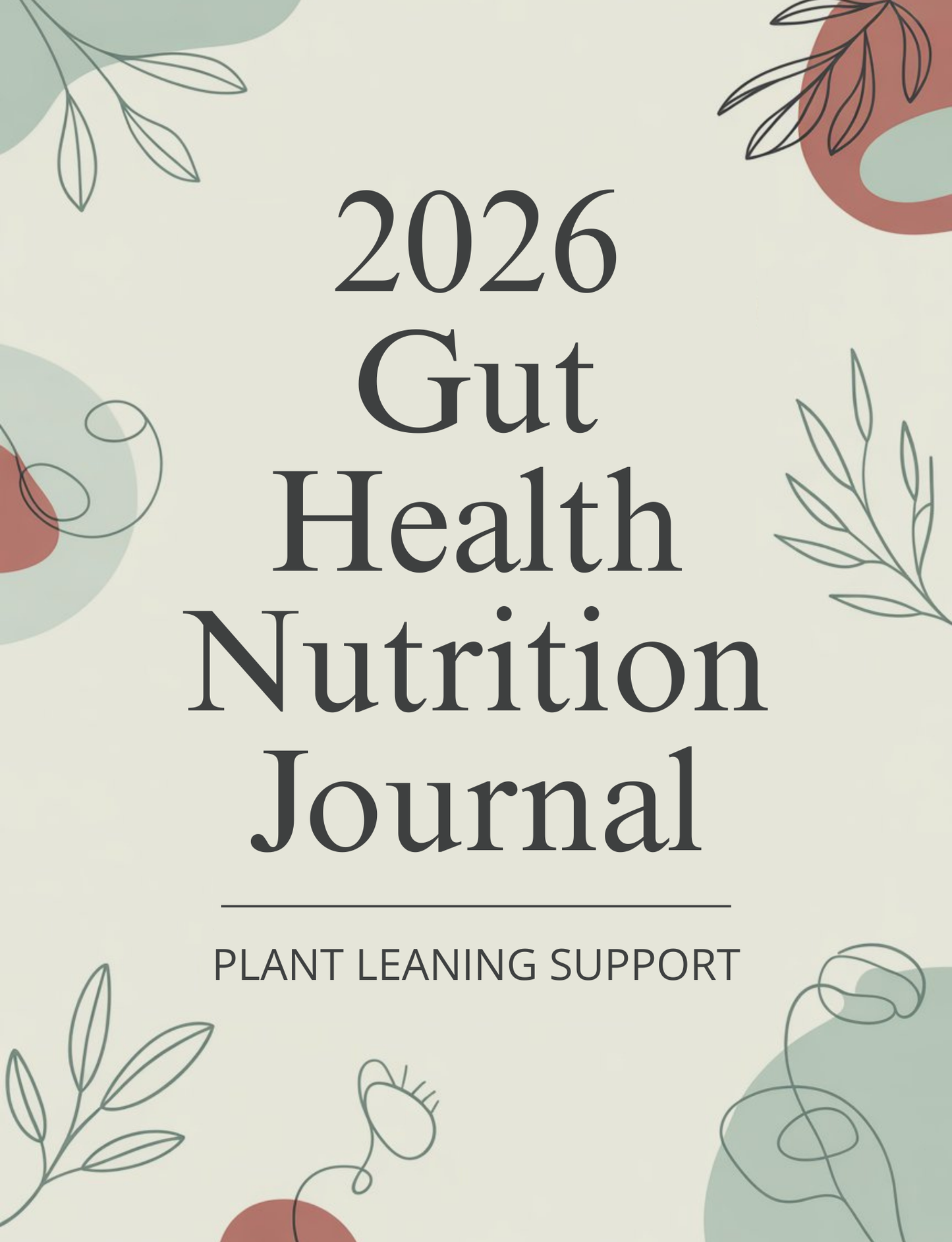 Printable Daily Gut Health & Nutrition Journal by SmartShopFinds showing pages for tracking digestion and nutrition details.