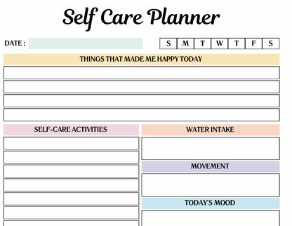 2026 Self-Care & Wellness Workbook by SmartShopFinds, 50-page printable planner for habits, mindfulness, and personal growth.