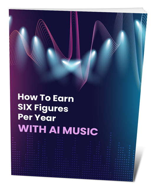 AI music business guide, eBook on monetizing Suno AI songs and growing digital income