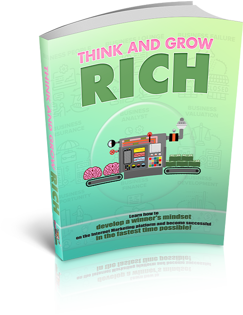 Online entrepreneur mindset guide, digital handbook on success thinking and Internet marketing wealth