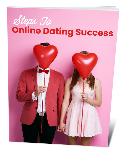 Online dating success guide, free eBook with rules, tips, and steps for finding love safely.